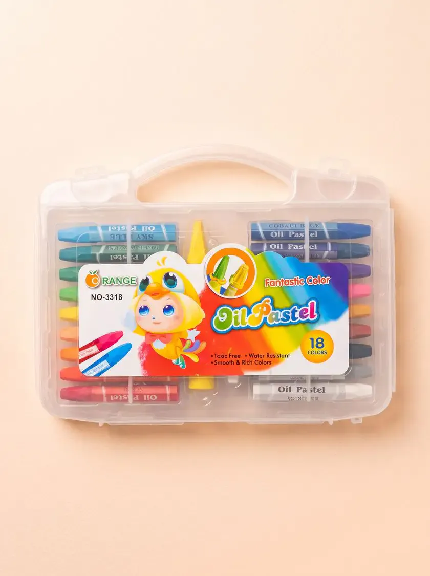 18 Color Oil Pastel sat 1 pes set ১৮ টা কালার অয়েল প্যাস্টেল সেট ১ পিছ