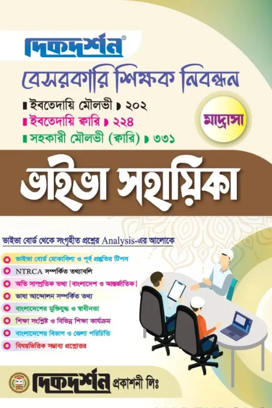 মাদ্রাসা - বেসরকারি শিক্ষক নিবন্ধন - ভাইভা সহায়িকা - ইবতেদায়ি মৌলভীঃ২০২ ॥ ইবতেদায়ি কারিঃ২২৪ ॥ সহকারী মৌলভী (ক্বারি) ৩৩১