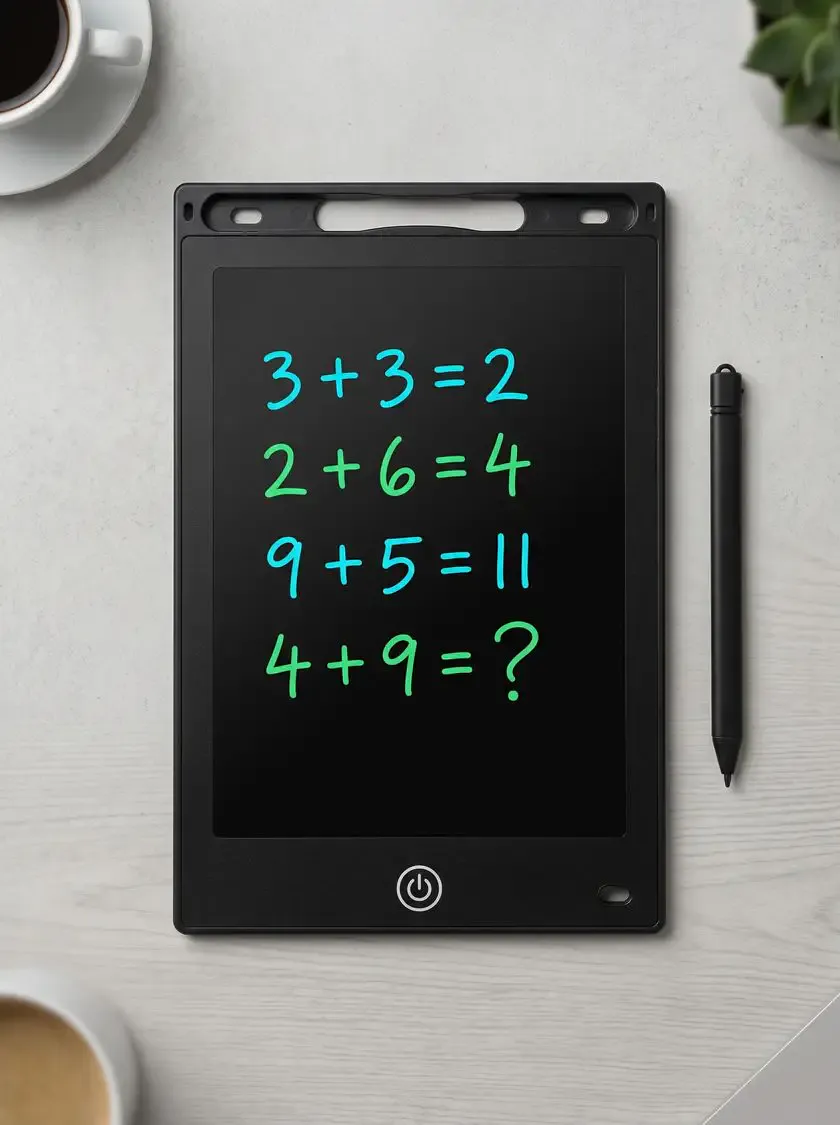 Creative Writing Drawing Tablet 8*5 Inch Notepad Digital LCD Graphic Board Handwriting Bulletin Board Kids Education Toys ক্রিয়েটিভ লেখা ও আর্ট করার ডিজিটাল এলসিডি ট্যাবলেট বোর্ড ৮*৫ ইঞ্চি