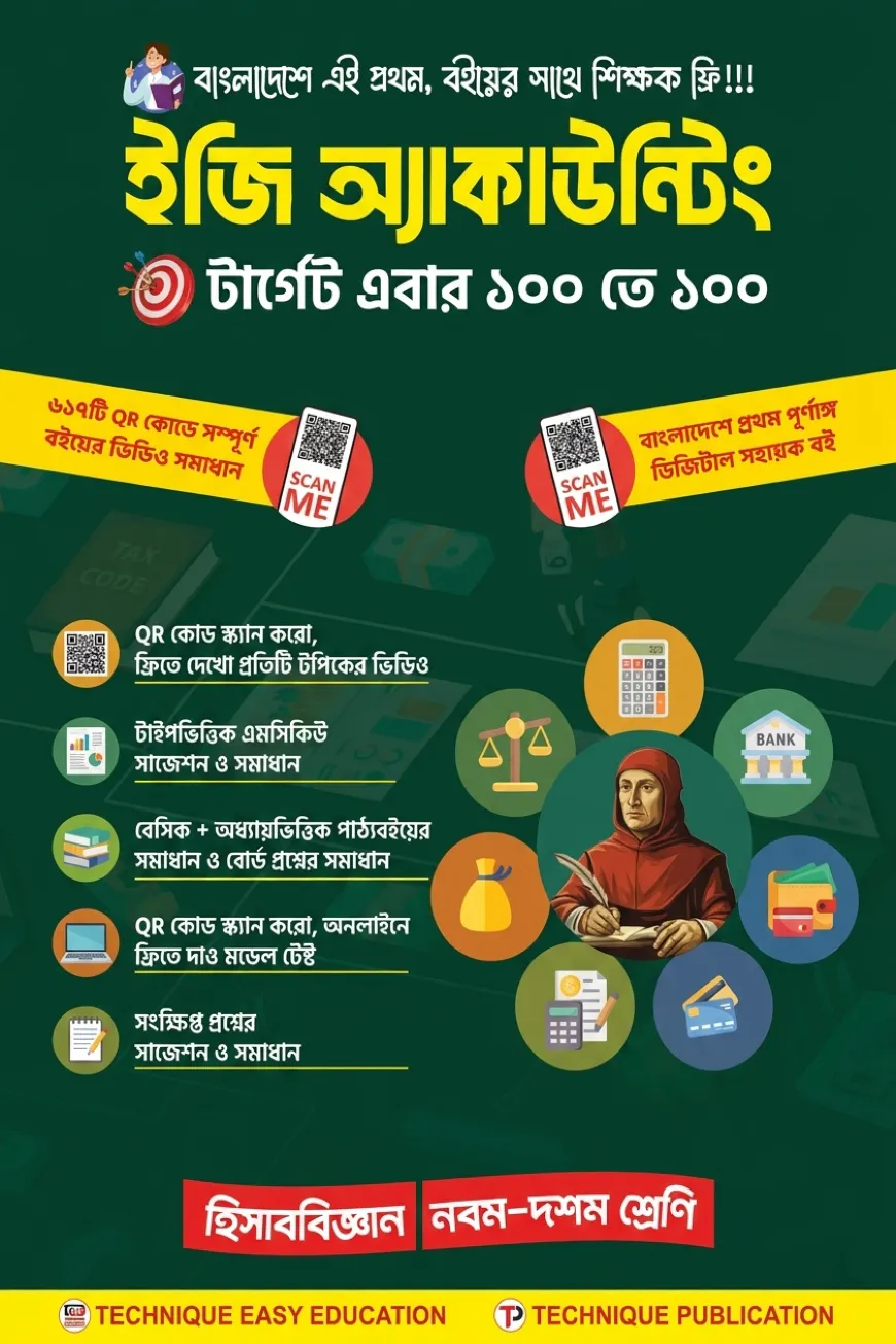 ইজি অ্যাকাউন্টিং (৯ম-১০ম শ্রেণিঃ এসএসসি ২৭ ও ২৮)