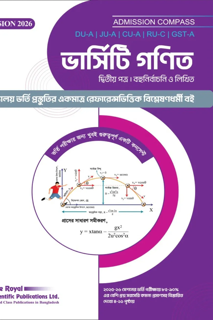 ভার্সিটি গণিত দ্বিতীয় পত্র (২০২৬-২৭)